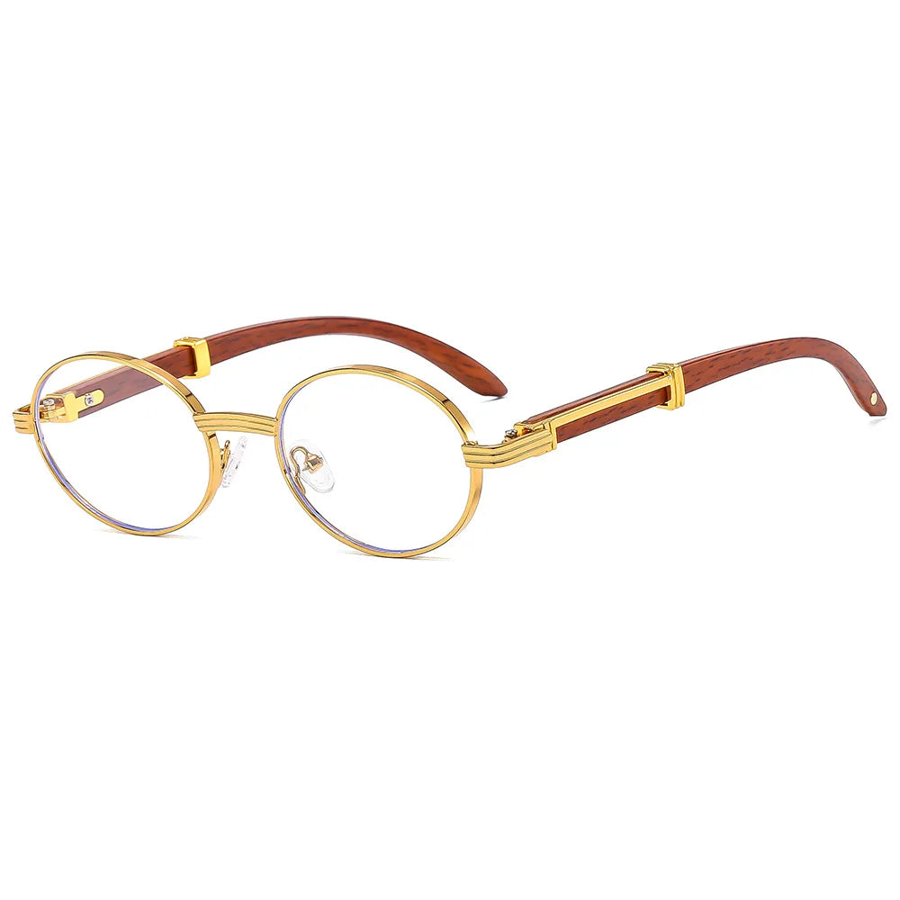 Gafas Retro Wood Grain