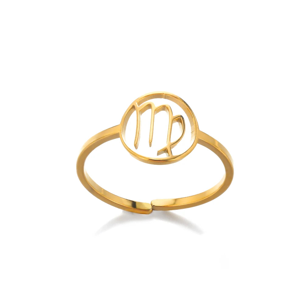 Anillo Constelación Dorado Ajustable