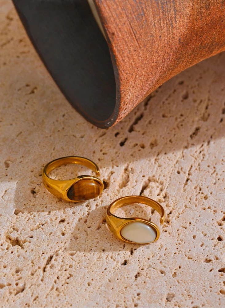 Anillo Abierto Tiger Shell