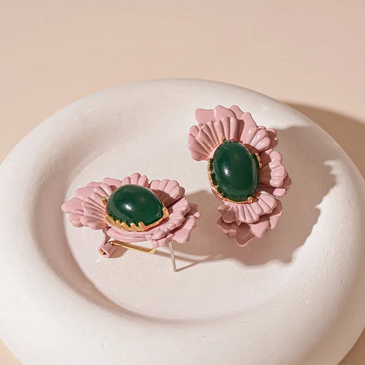 Pendientes flores eclipse