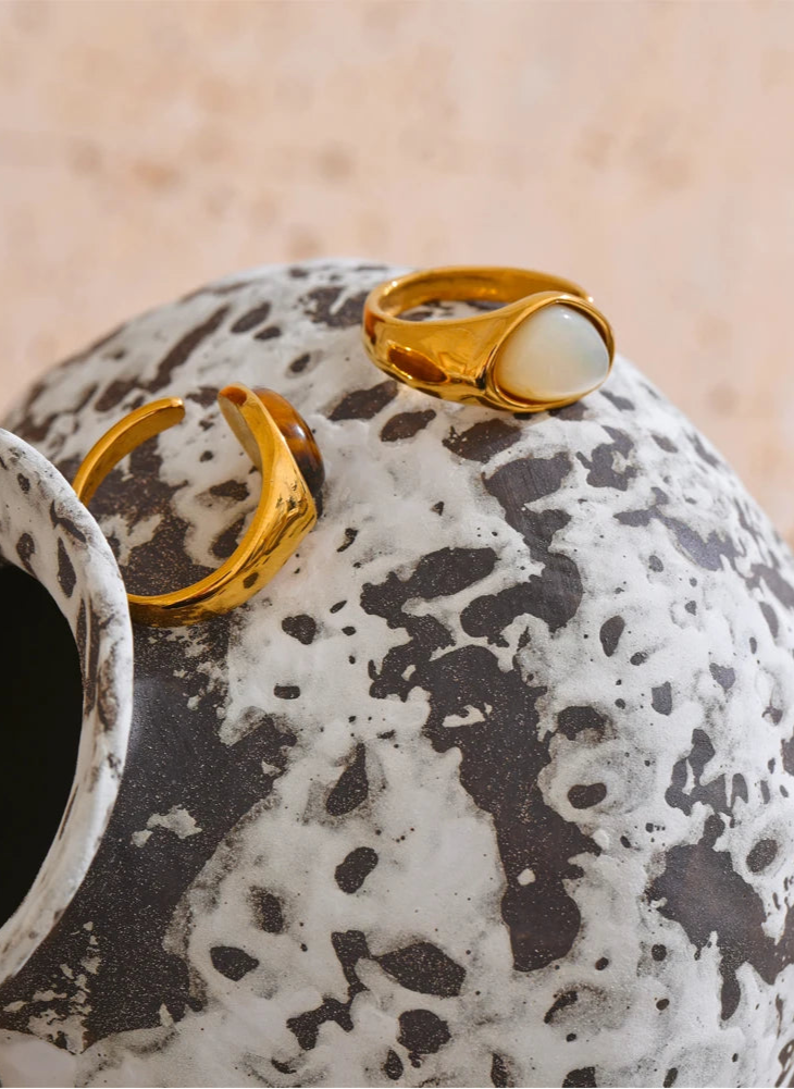 Anillo Abierto Tiger Shell