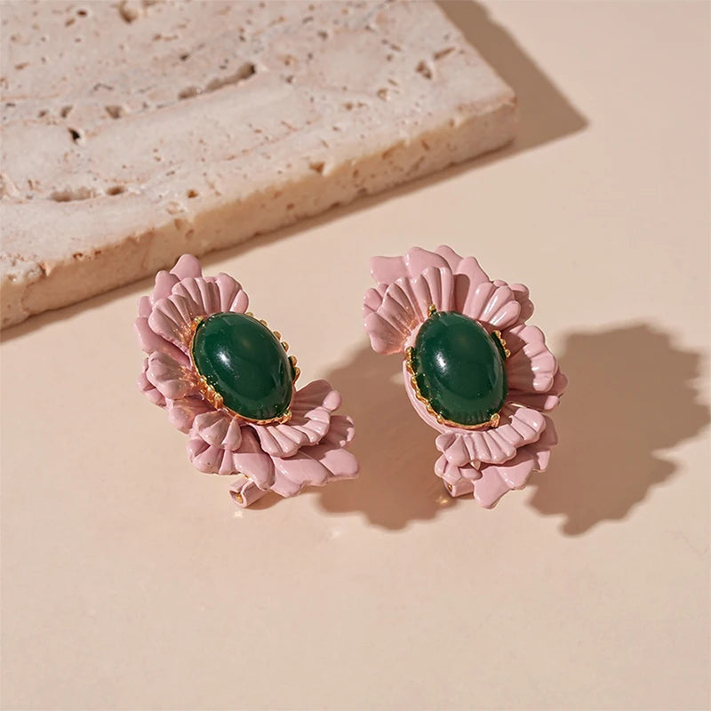 Pendientes flores eclipse