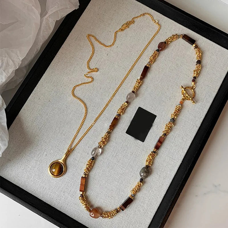 Collar Gema Vintage