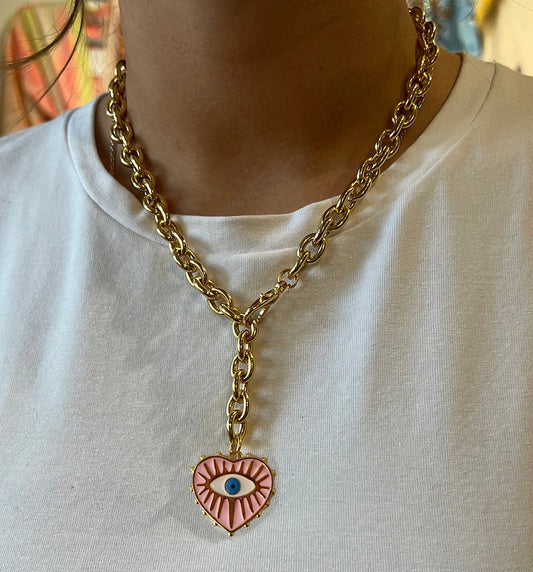 Collar Summer Evil Eye and Heart