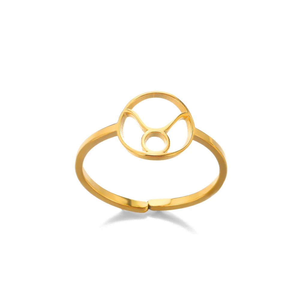 Anillo Constelación Dorado Ajustable