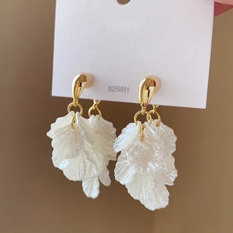 Pendientes concha