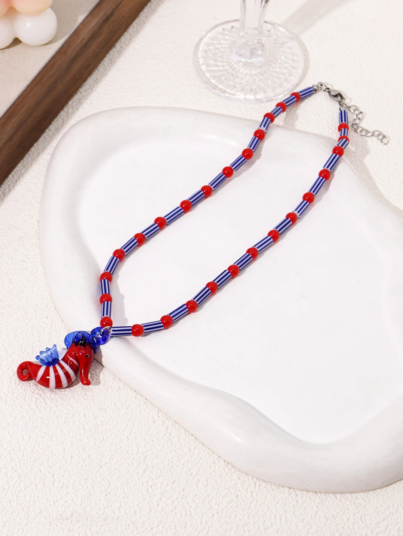 Collar de Mujer con Colgante Caballito de Mar