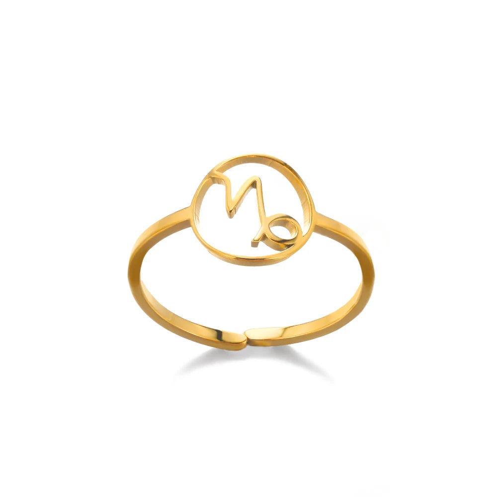 Anillo Constelación Dorado Ajustable