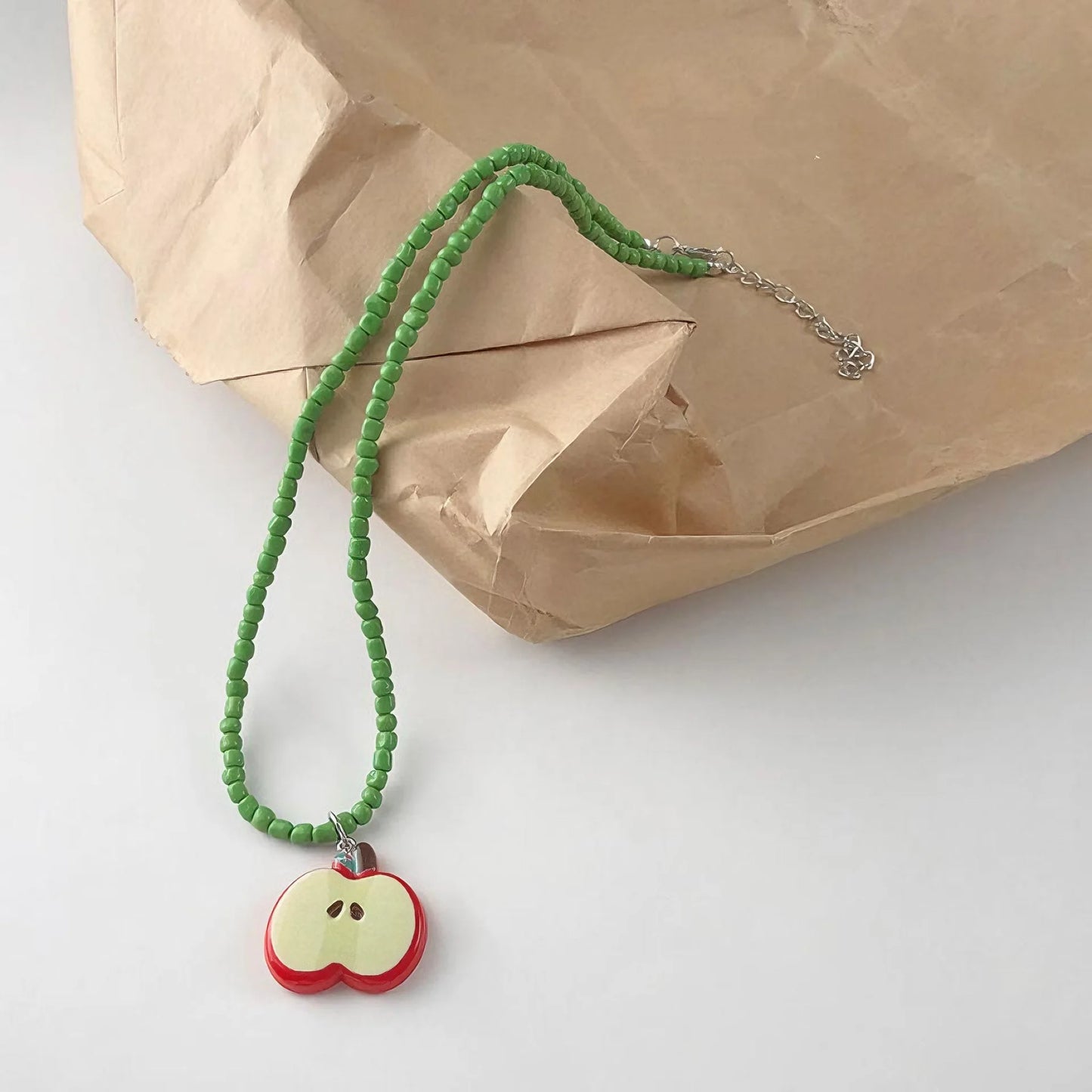 Fruit Pop — Dopamine Fruit Pendant Bead Choker Necklace