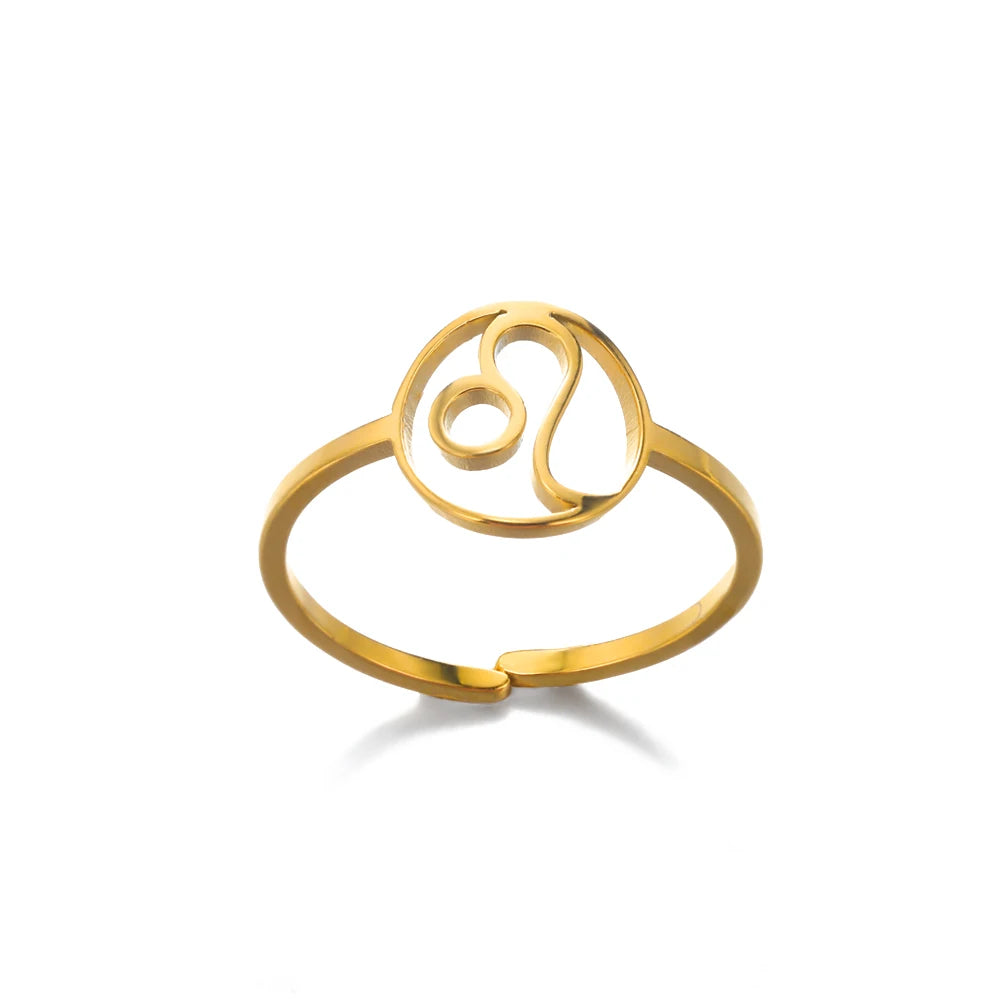 Anillo Constelación Dorado Ajustable